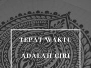 Tepat waktu adalah ciri Henna Artist Profesional